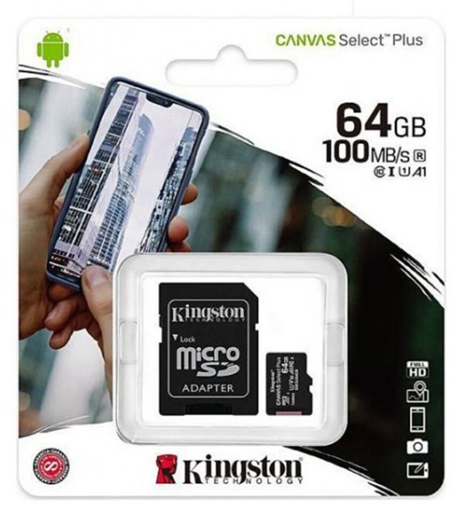 MICRO SD KINGSTON SDCS2/64GB CL 10