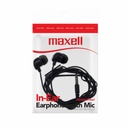 AURICULAR MAXELL IN-BAX NEGRO