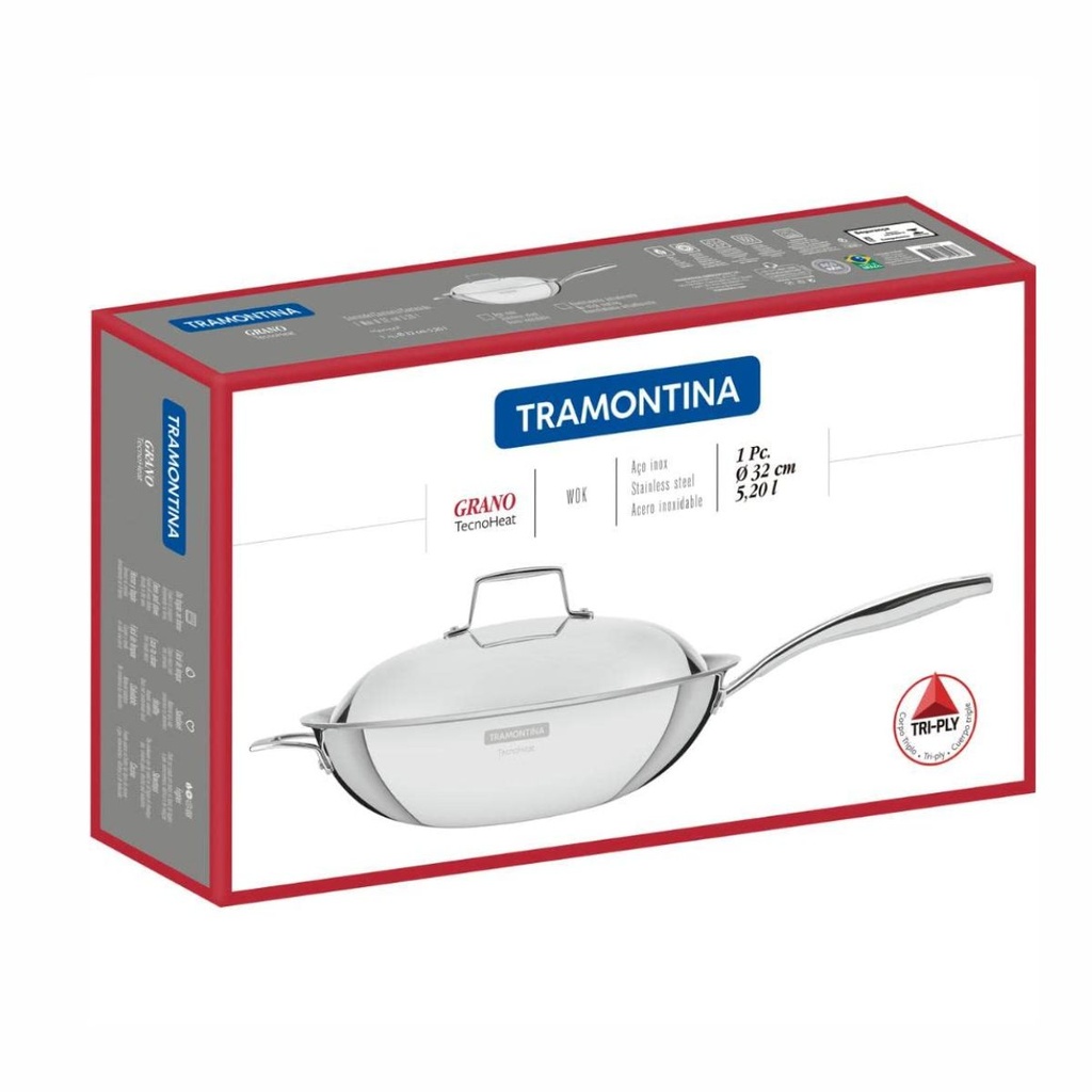 WOK TRAMONTINA 62158/320 GRANO 32CM