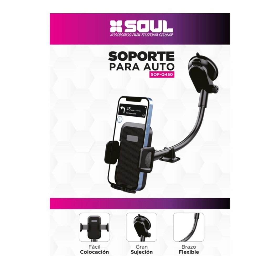 SOPORTE SOUL SOP-Q450 BRAZO FLEXIBLE