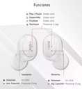 AURICULAR AIWA TWA-70B BT IN EAR BLANCO