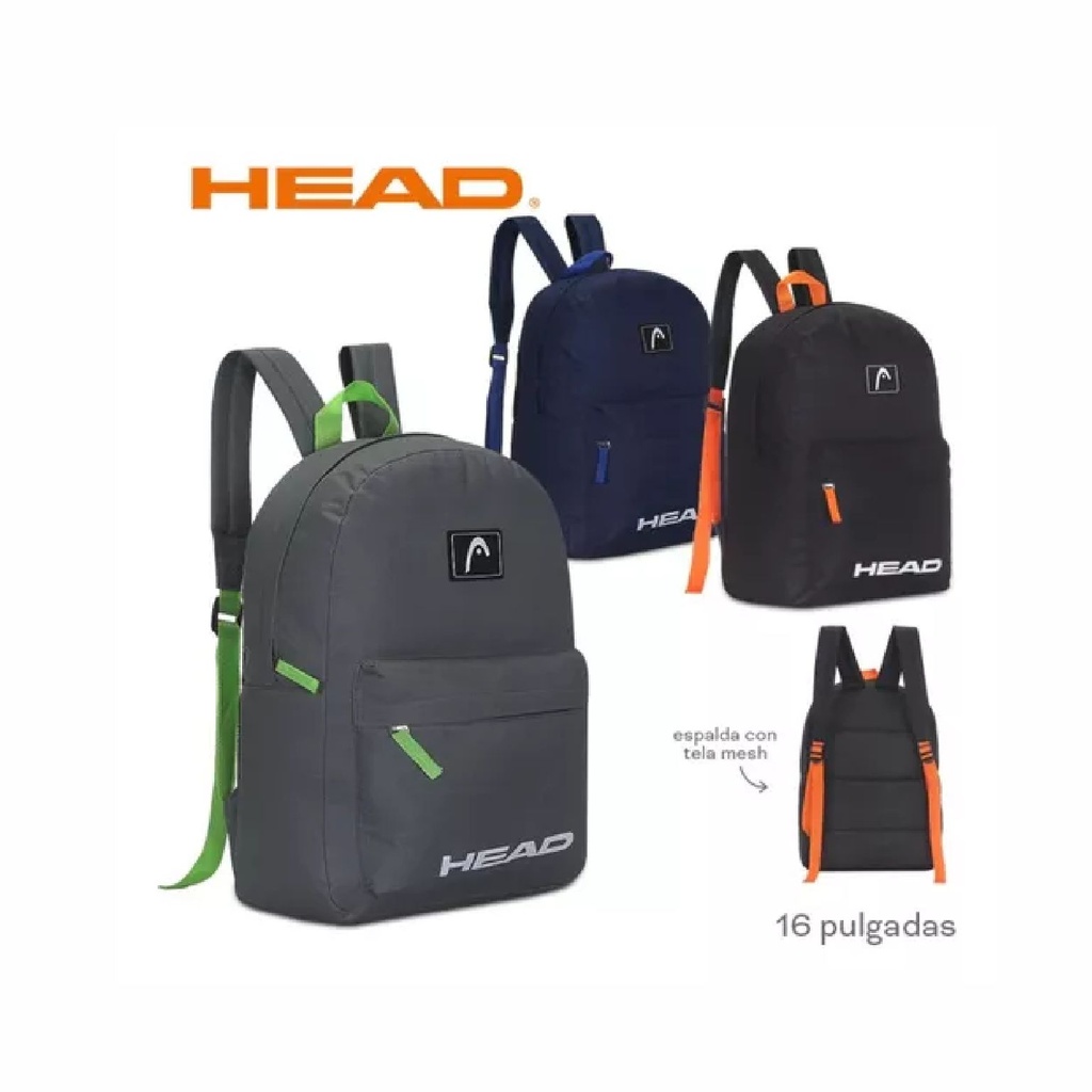 MOCHILA HEAD 16004N NEGRO