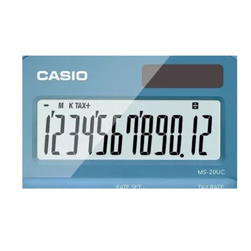 CALCULADORA CASIO MS-20UC AZUL