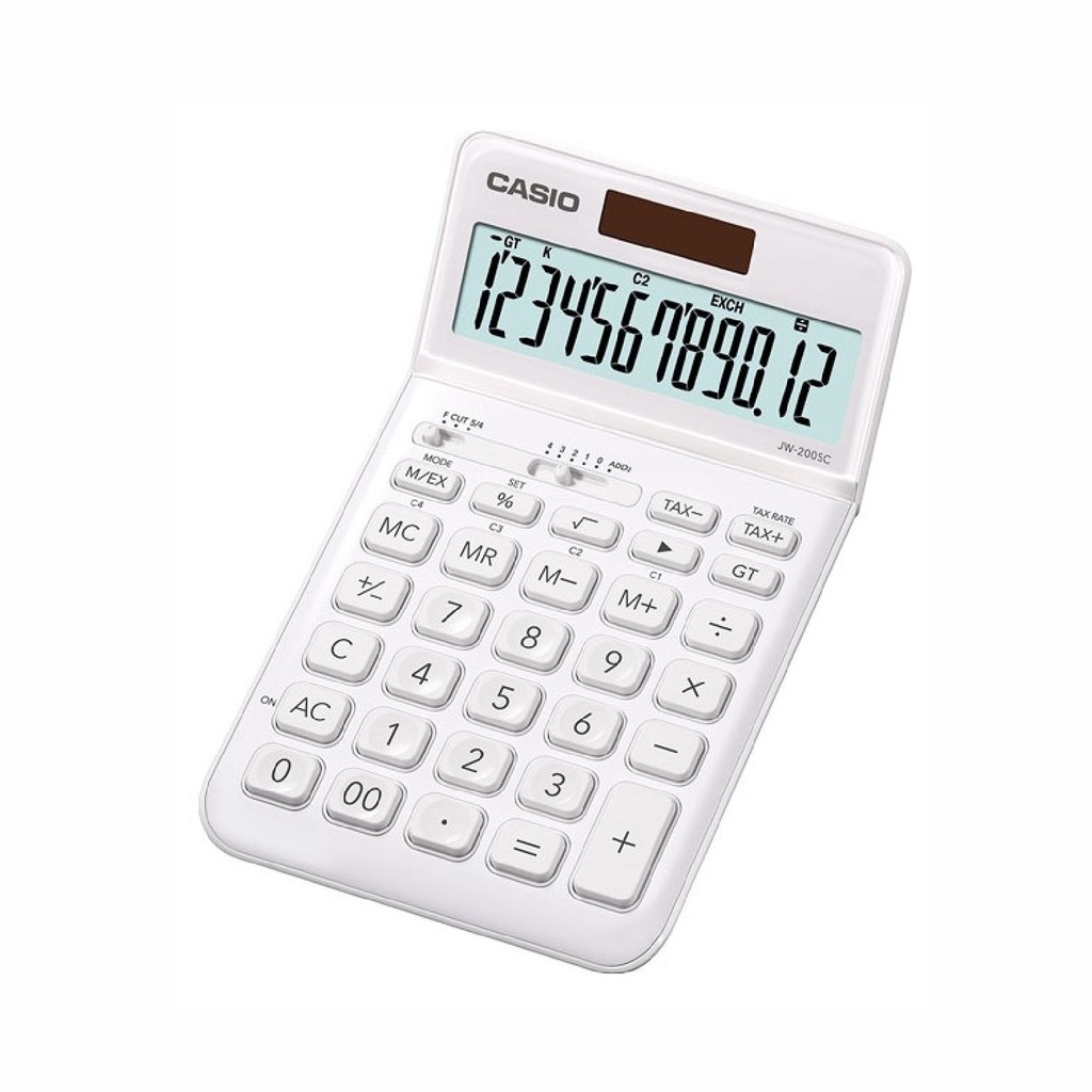 CALCULADORA CASIO JW-200SC BLANCO
