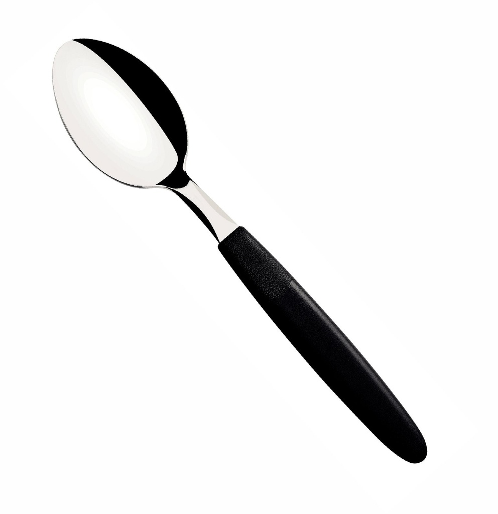 CUCHARA DE TE TRAMONTINA 23367/900 IPANEMA 12PZS NEGRO