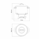 RECHAUD TRAMONTINA 65500/670 SOLAR 24CM
