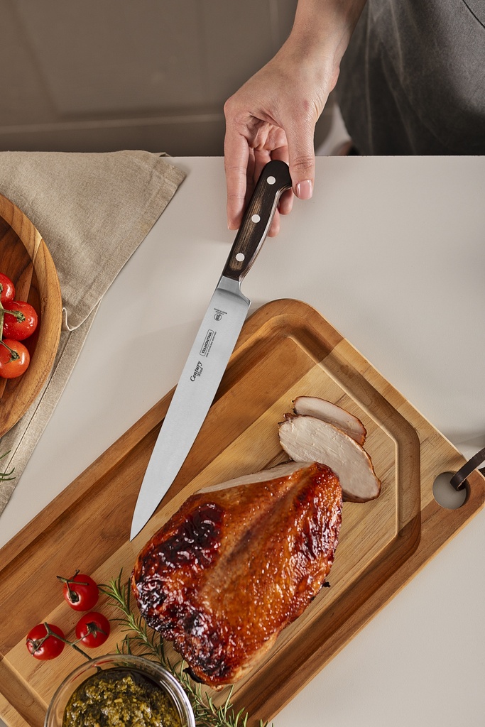 CUCHILLO UTILITY TRAMONTINA 21540/198 CENTURY WOOD