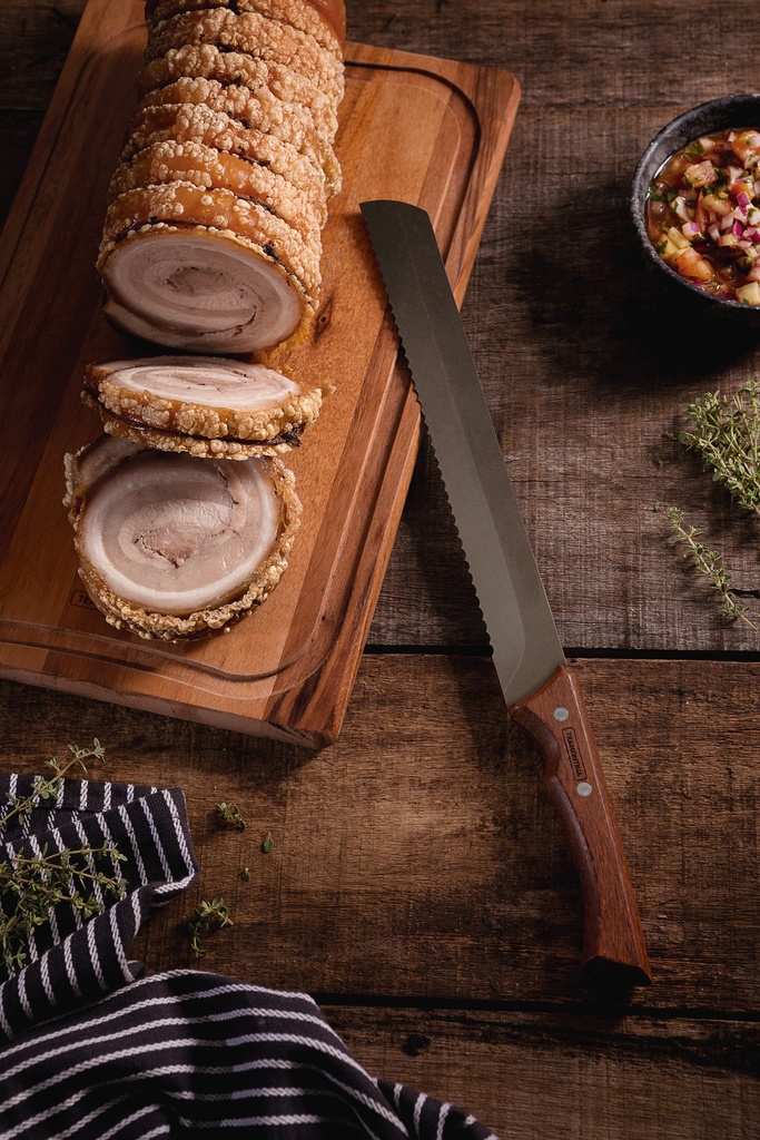 CUCHILLO DENTADO TRAMONTINA 22848/110 BLACK