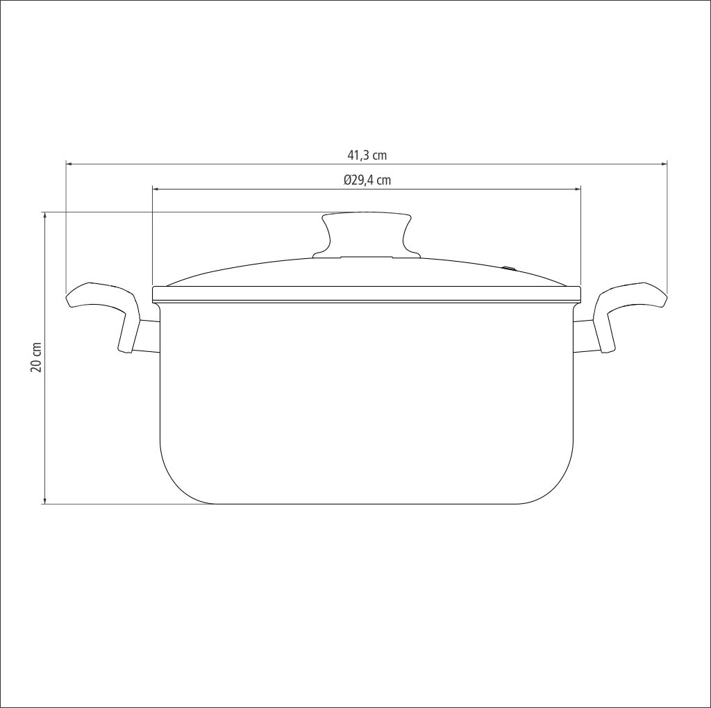 CACEROLA TRAMONTINA 28524/628 PARIS T 28CM