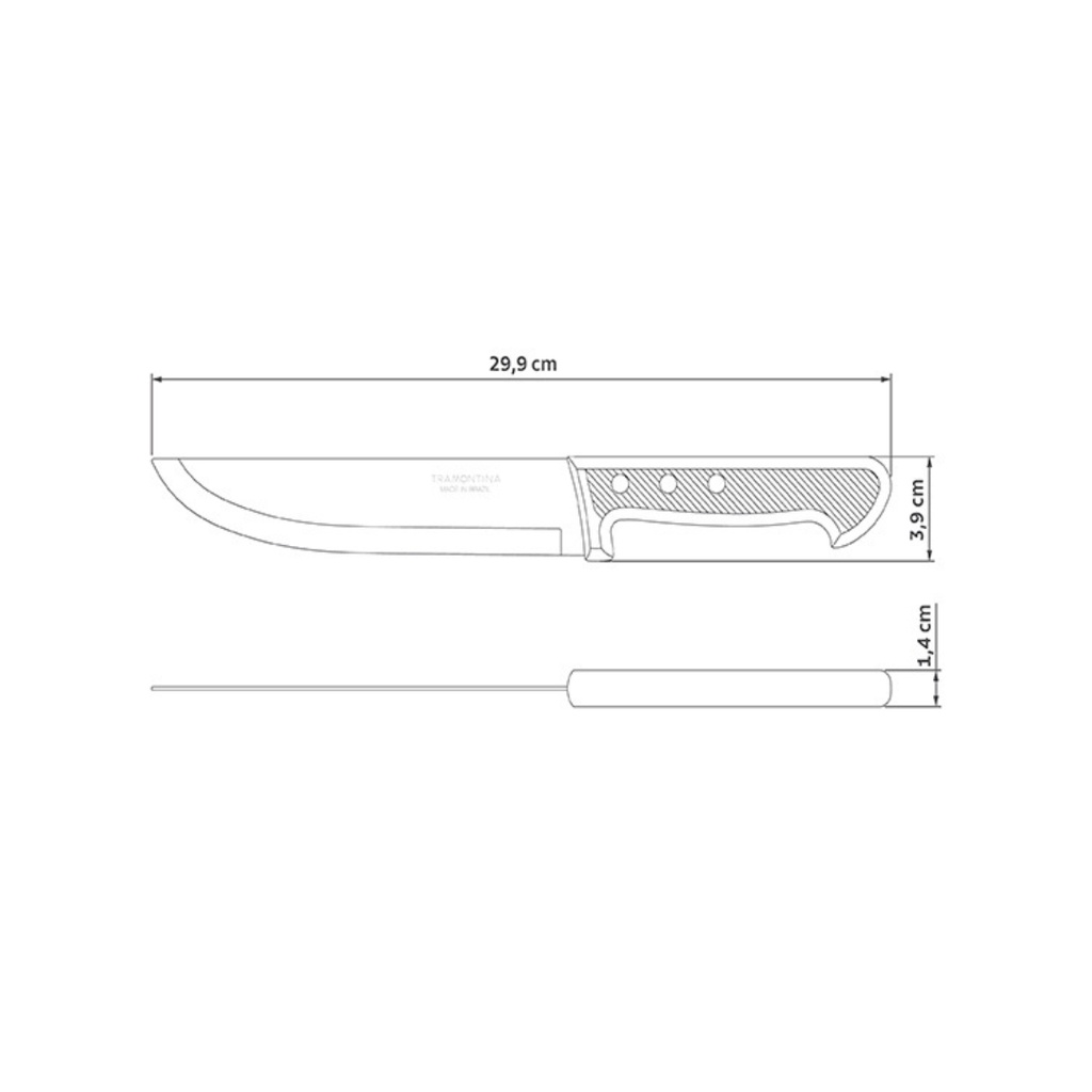 CUCHILLO DE COCINA TRAMONTINA 22921/107 PLENUS 7"