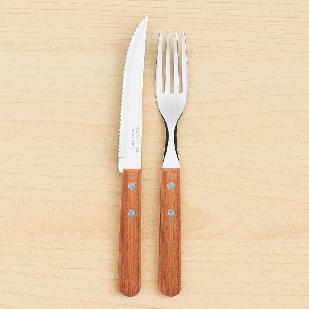 JUEGO DE CUBIERTOS TRAMONTINA 22399/030 CHURRASCO 12 PZAS