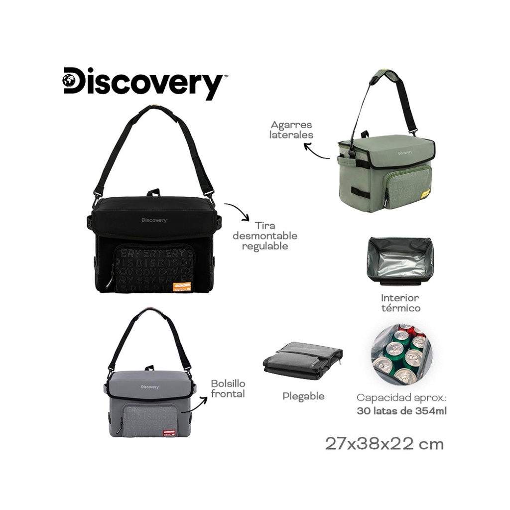 BOLSO CONSERVADOR DISCOVERY 19066 GRIS