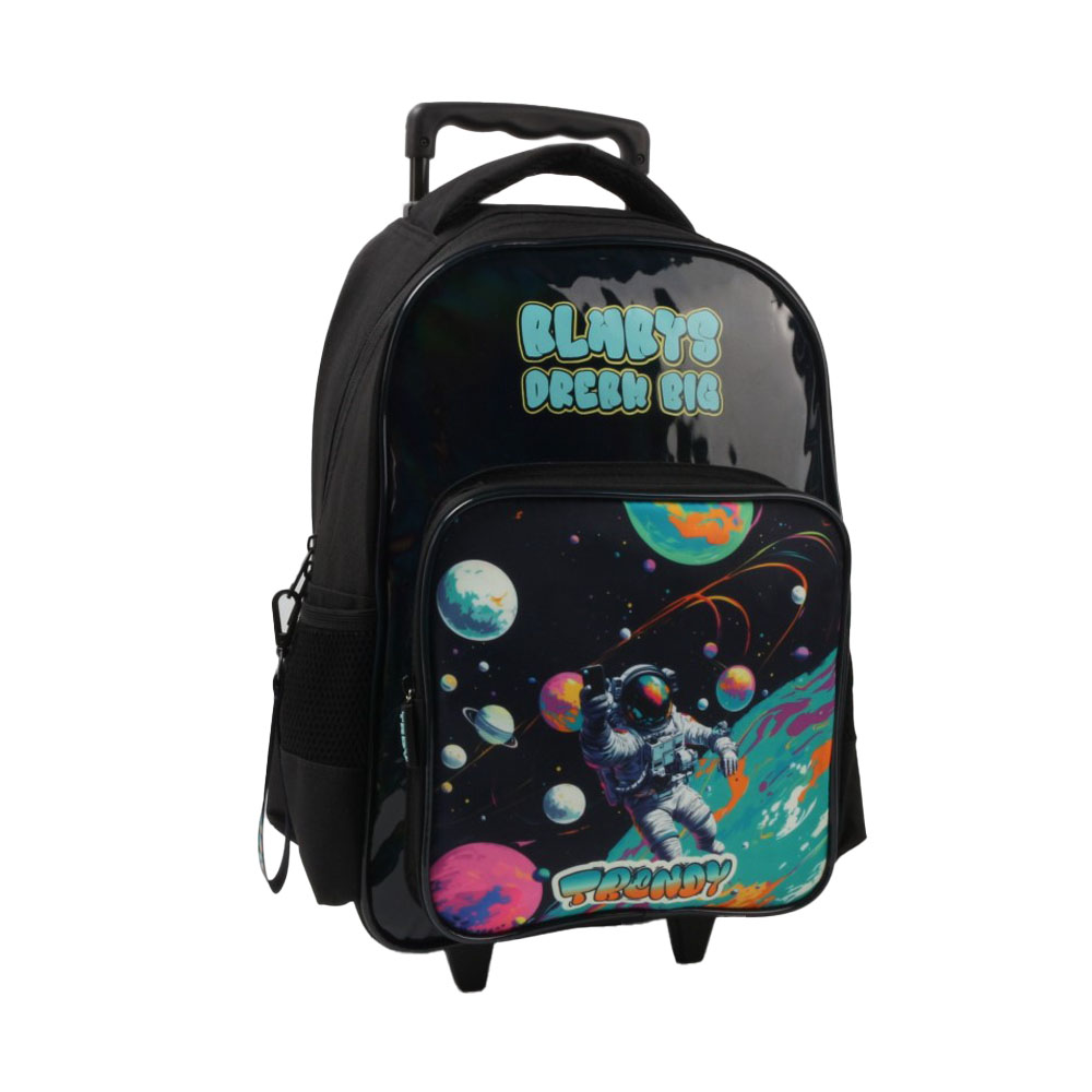 MOCHILA CARRO TRENDY 28775 15" NEGRO C/CARTUCHERA