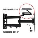 SOPORTE DE TV NIVIKO NVK68-443 C/BRAZO 26-52"