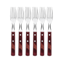 TENEDOR TRAMONTINA 21102/670 POLYWOOD 6 PZS