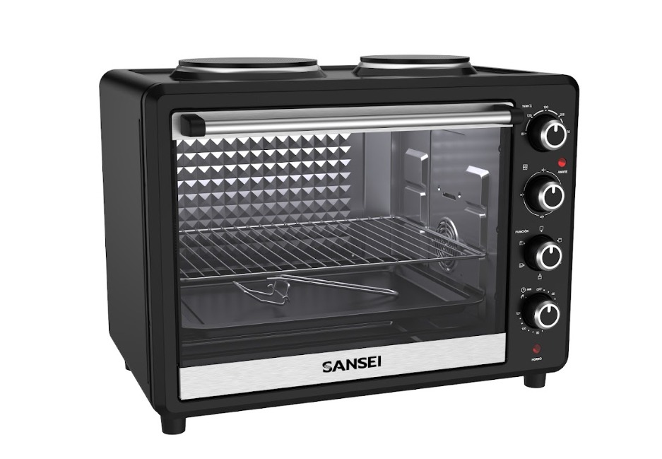 HORNO ELECTRICO SANSEI HGCSA6324AUAPI CON CONVECCIONY ANAFES 63L