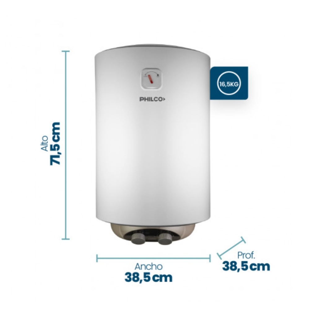 TERMOTANQUE PHILCO PHTE-050B2 47 LITROS C/I