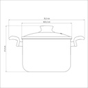 OLLA TRAMONTINA 28530/622 PARIS 22CM