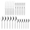 JUEGO DE CUBIERTOS TRAMONTINA 23399/891 IPANEMA 24PZS BLANCO