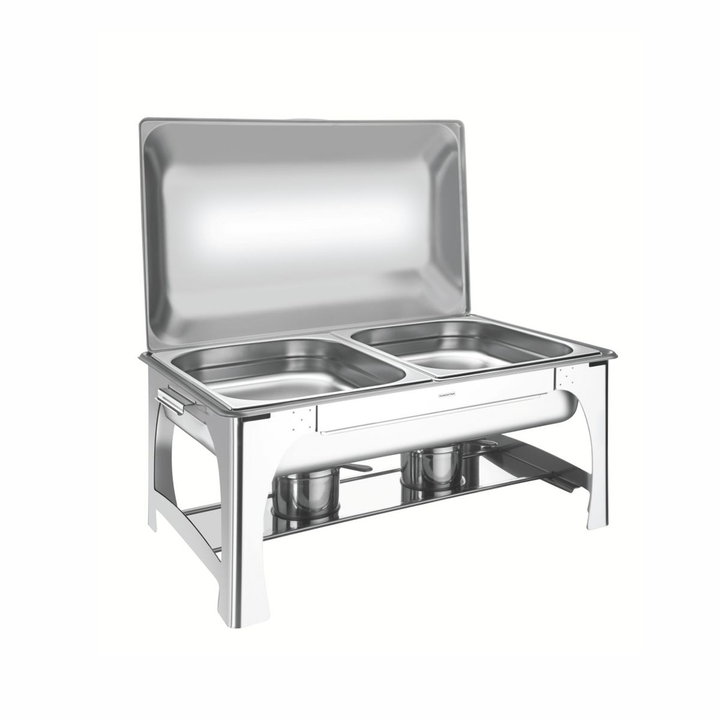 RECHAUD TRAMONTINA 61040/220 RECTANGULAR DOBLE 8.4L