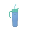 VASO TRENDY 17514 1200ML CELESTE CON SORBETE
