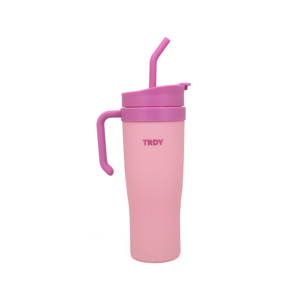 VASO TRENDY 17514 1200ML ROSA CON SORBETE