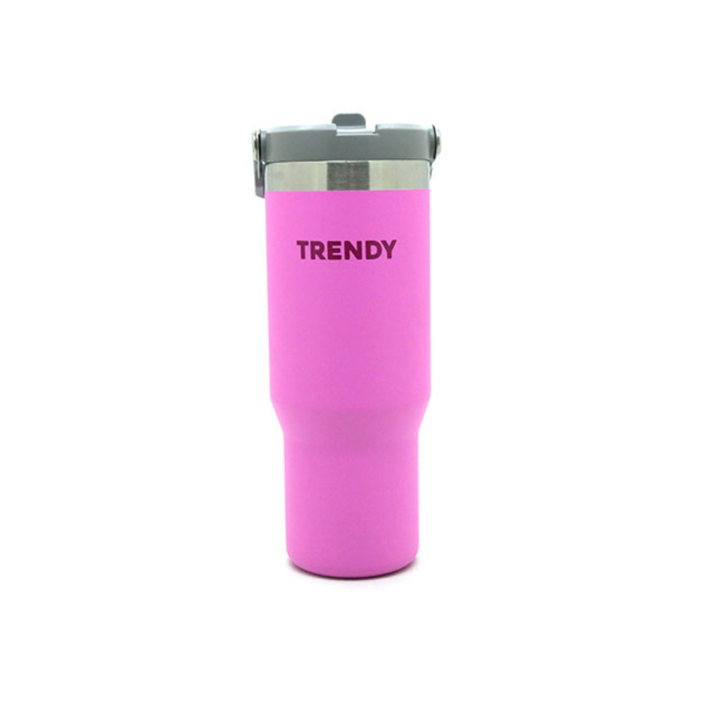 VASO TERMICO TRENDY 17550B 900ML FUCSIA CON PICO