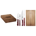JUEGO P/ASADO TRAMONTINA 21198/770 POLYWOOD 15PZS