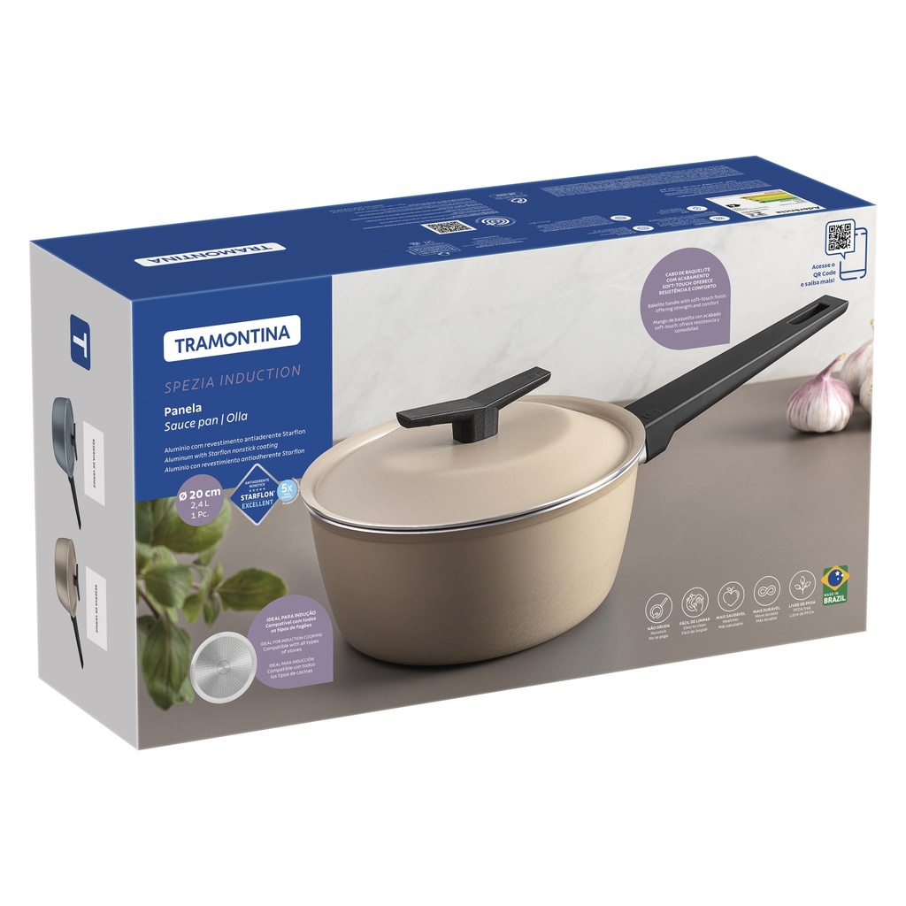 OLLA TRAMONTINA 28373/320 SPEZIA INDUCCION 20CM