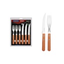 JUEGO DE CUBIERTOS TRAMONTINA 22399/030 CHURRASCO 12 PZAS