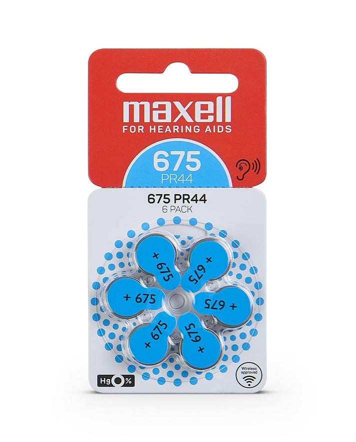 PILA MAXELL 675 PR44 AUDIFONO BP6