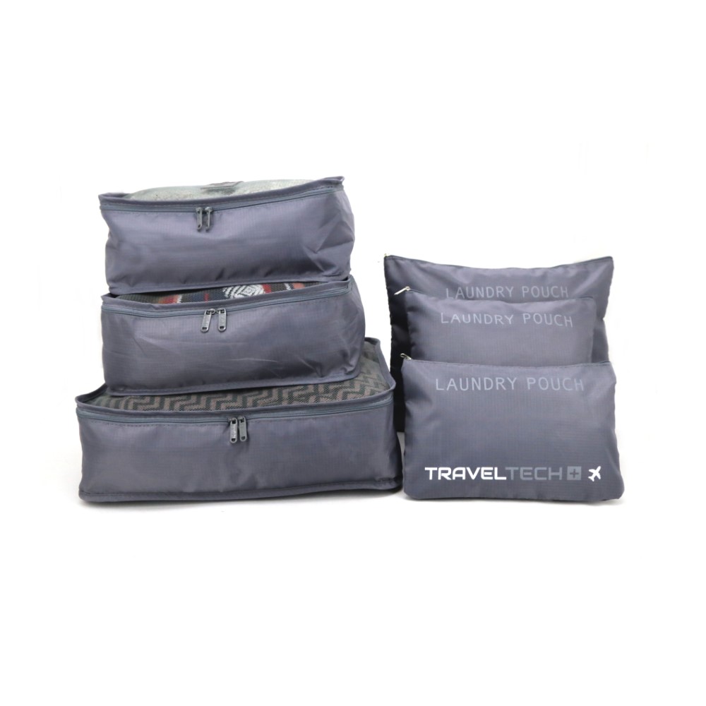 ORGANIZADOR DE VIAJE TRAVEL TECH 16029 GRIS