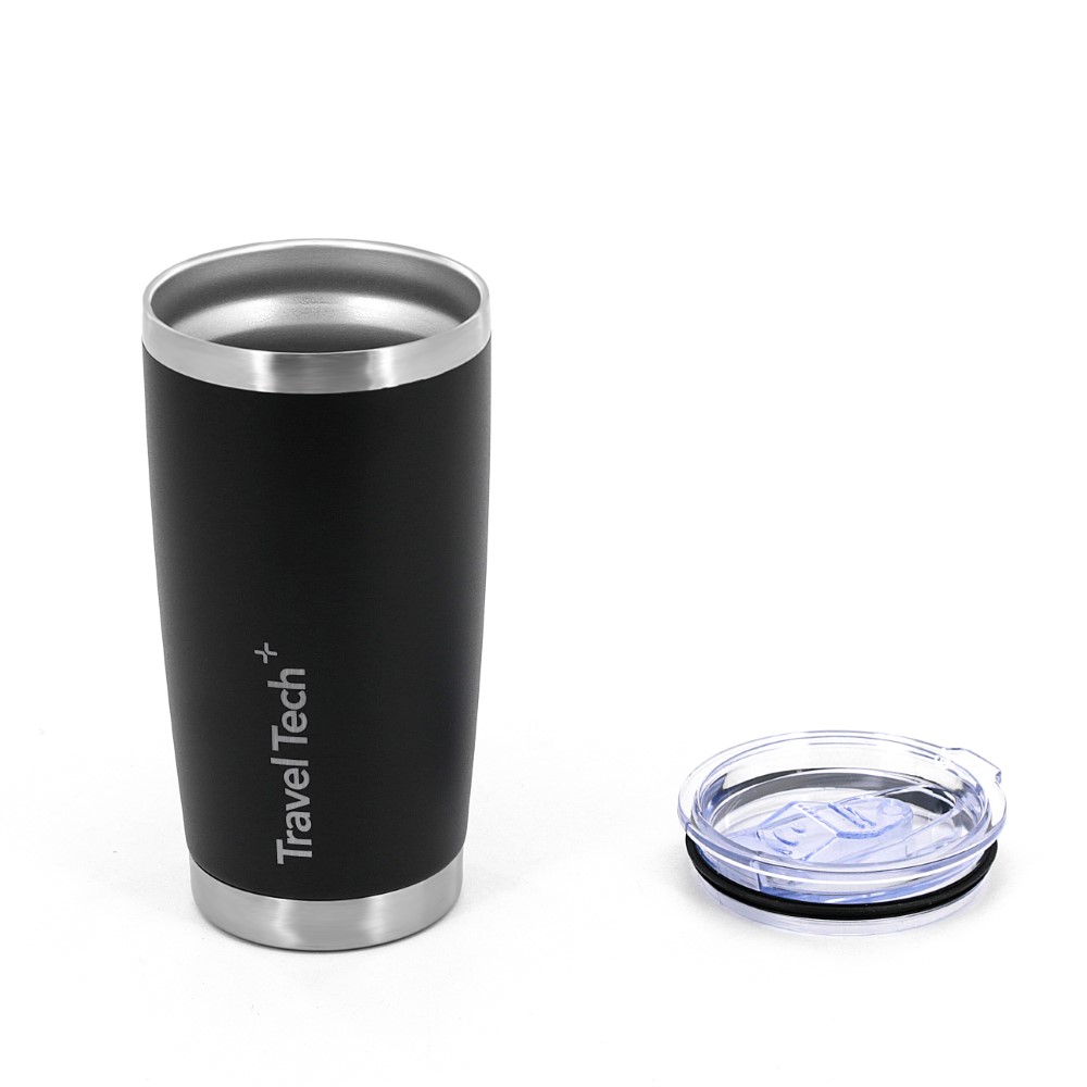 VASO TERMICO TRAVEL TECH 18616 600ML NEGRO