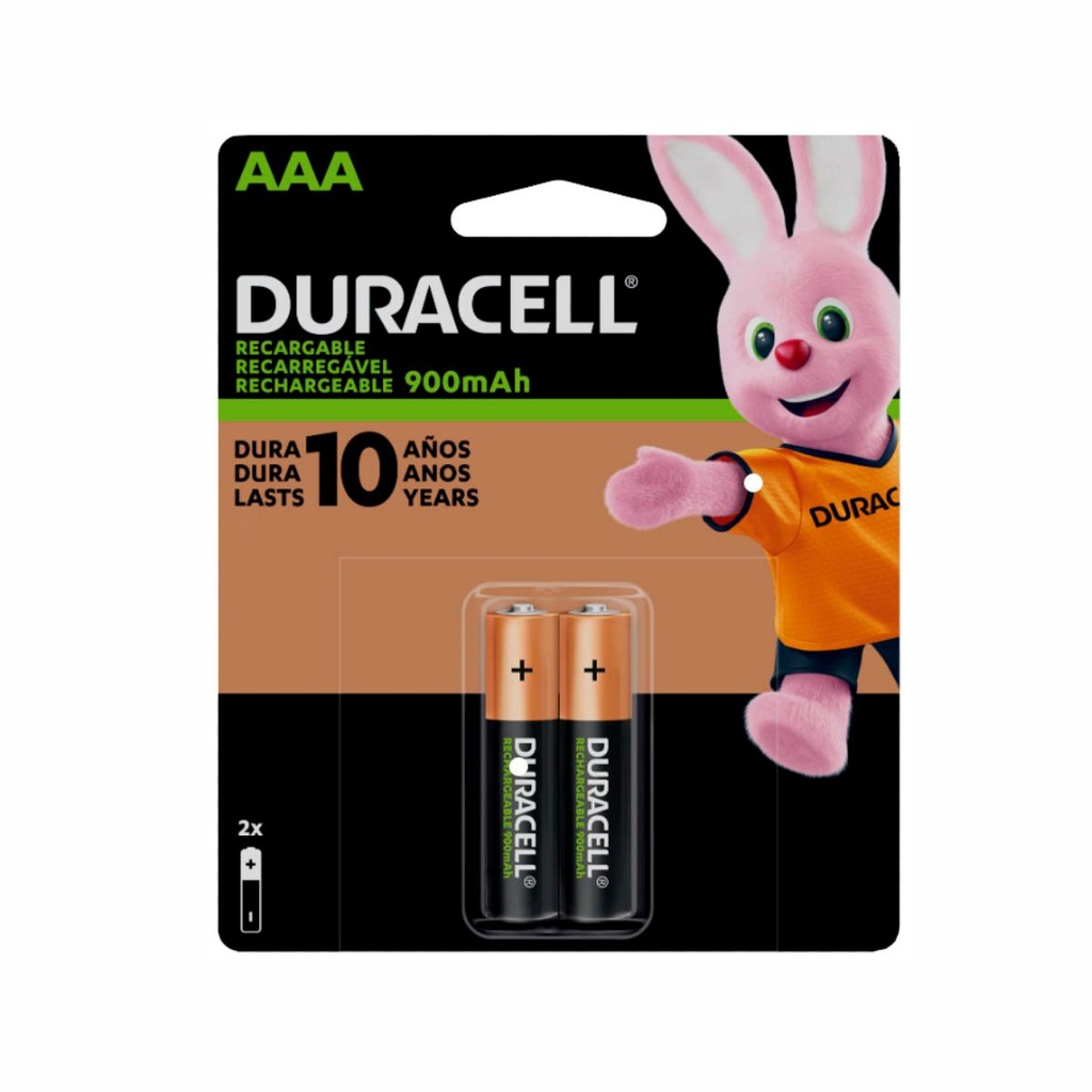 PILA DURACELL AAA RECARGABLE BP2 900mAh