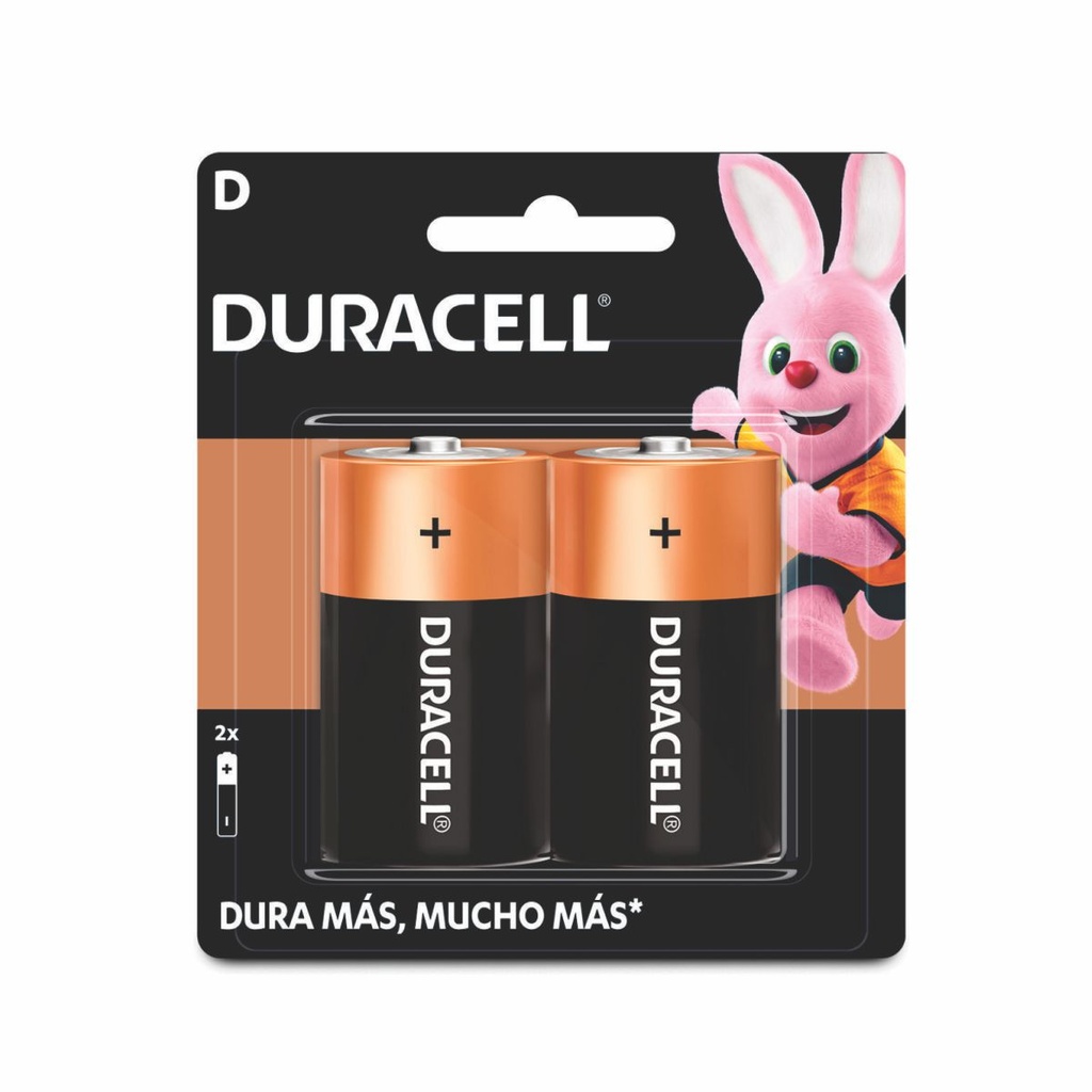 PILA DURACELL D ALCALINA BP2