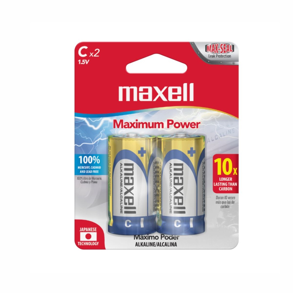 PILA MAXELL C ALCALINA BP2