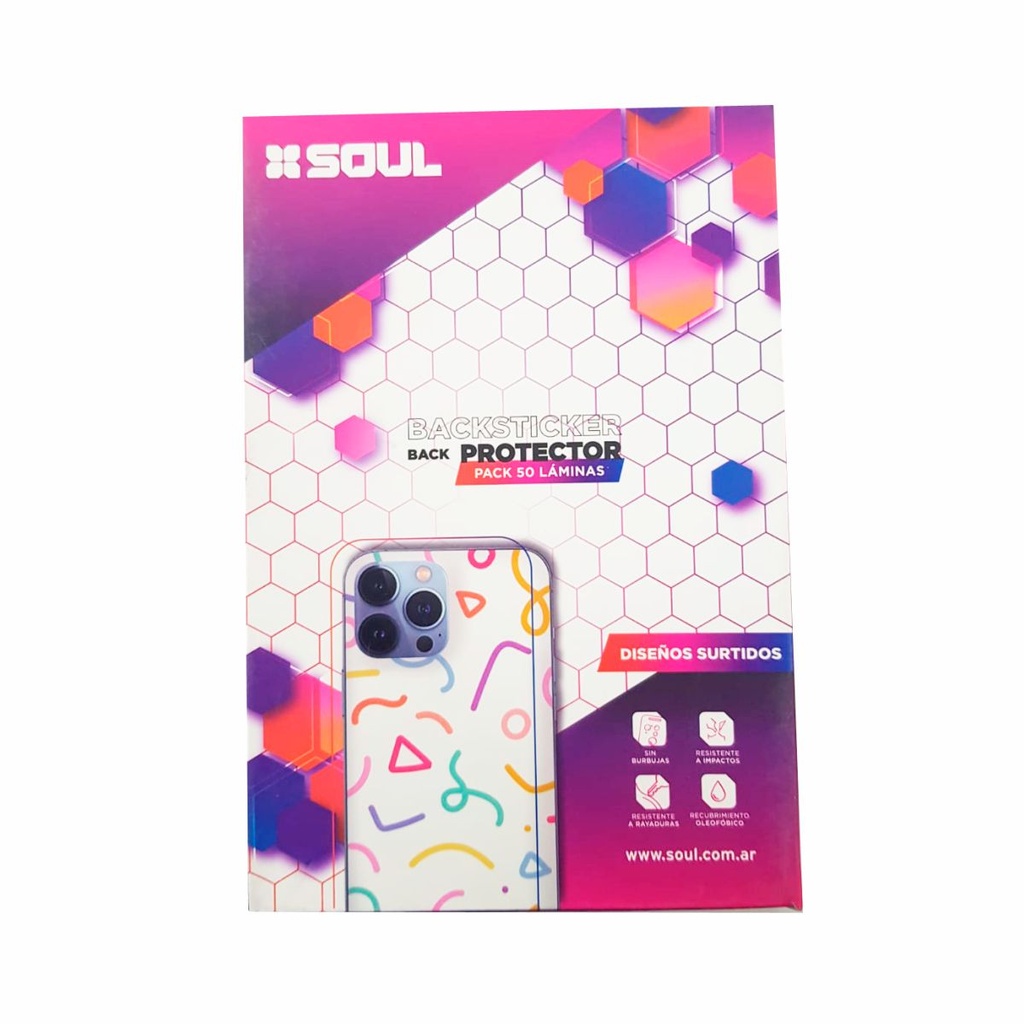 FILMINA SOUL BACKSTICKER x 50 SURTIDO