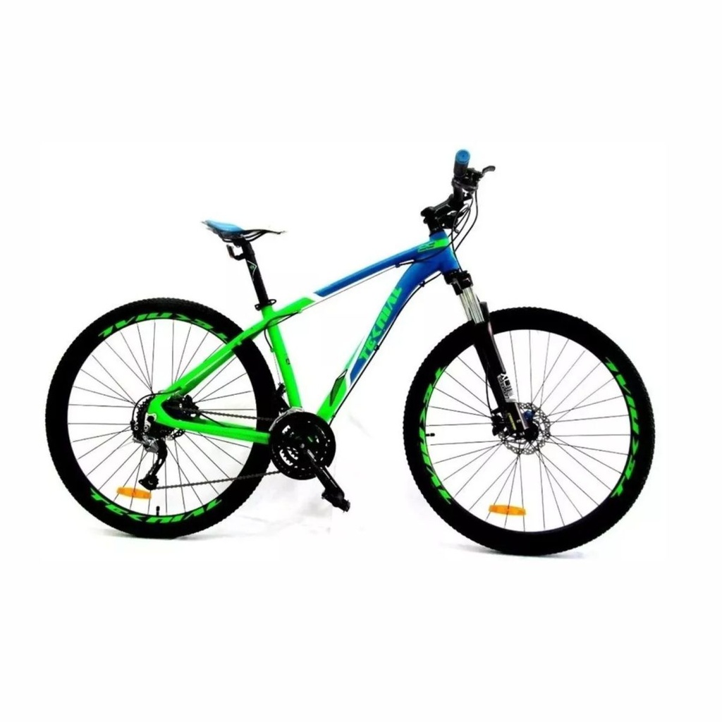 BICICLETA TEKNIAL TARPAN 400ER L AZUL/VERDE R29