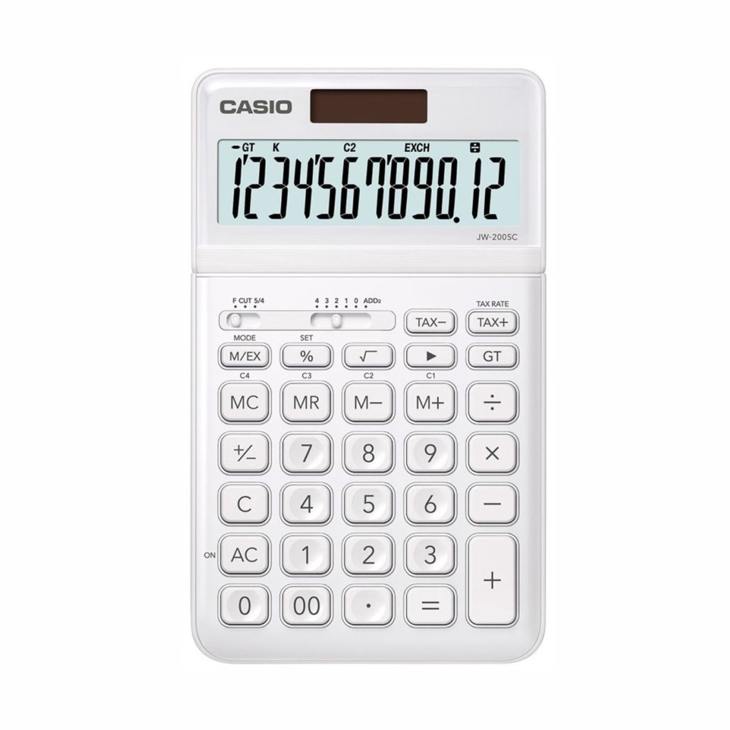 CALCULADORA CASIO JW-200SC BLANCO