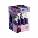 JUEGO DE CUBIERTOS TRAMONTINA 23499/030 CARMEL VIOLETA 24PZS