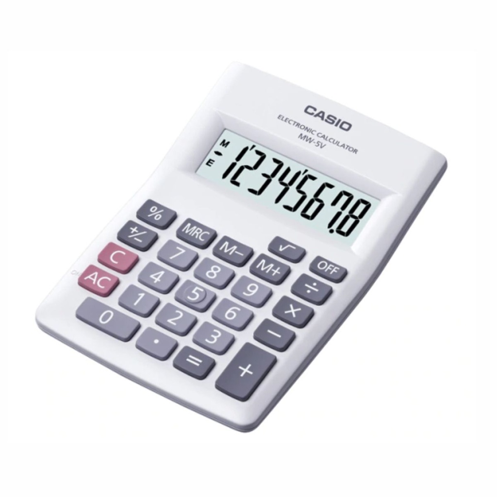 CALCULADORA CASIO MW-5V BLANCO