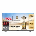 TV QLED TCL L55C645 4K GOOGLE TV