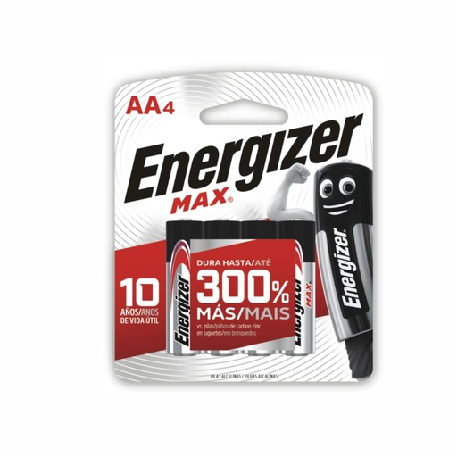 [105-11329] PILA ENERGIZER AA ALCALINA E91-BP4