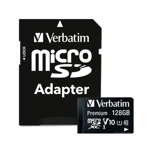 [016-40857] MICRO SD VERBATIM 44085 SDXC 128GB C10