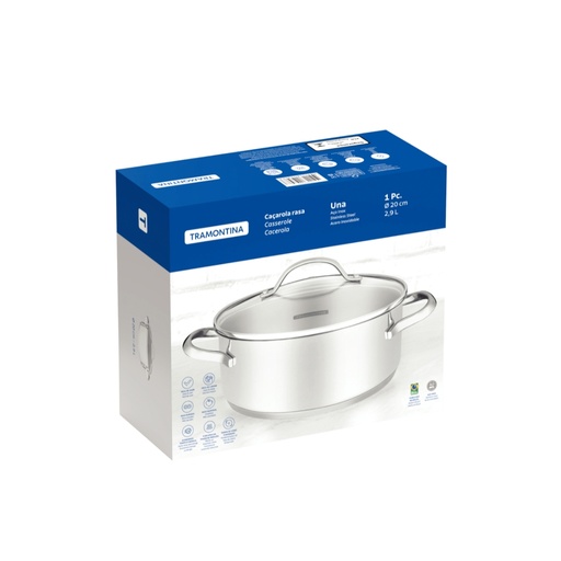 [086-28320] CACEROLA TRAMONTINA 62283/200 UNA 20CM