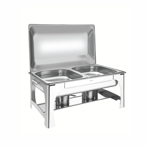 [086-40220] RECHAUD TRAMONTINA 61040/220 RECTANGULAR DOBLE 8.4L