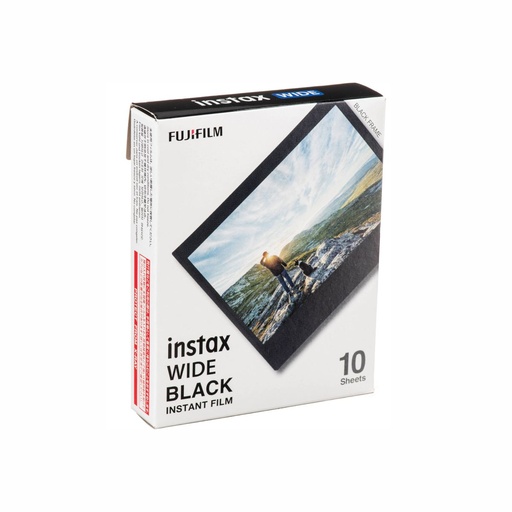 [148-60117] FILM FUJI INSTAX WIDE BLACK FRAME 10 PK