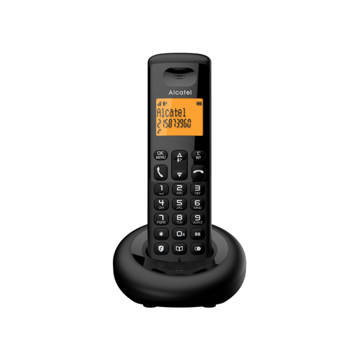 [048-27585] TELEFONO ALCATEL E-160LA BCK NEGRO INALAMBRICO