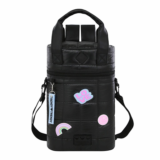 [199-84741] BOLSO MATERO TRENDY 18474 1.5L NEGRO