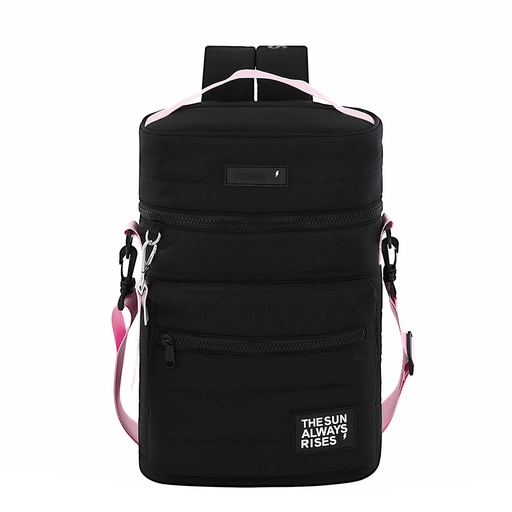 [199-84765] BOLSO MATERO TRENDY 18476 1.5L NEGRO